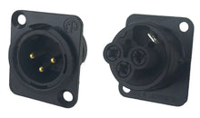 Neutrik 3 Pin XLR Panel Mount Chassis Latching Connector, Multiple Options of Male & Female Receptacles