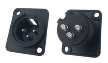 Neutrik 3 Pin XLR Panel Mount Chassis Latching Connector, Multiple Options of Male & Female Receptacles