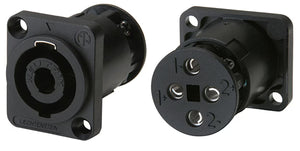 NEUTRIK speakON Panel Mount Jacks / Twist Lock Speaker Connectors