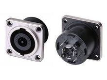 4 NEUTRIK NL8MPRXX SPEAKON 8-POLE Panel Mount Speaker Connector - Nickel