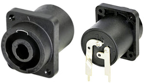 NEUTRIK speakON Panel Mount Jacks / Twist Lock Speaker Connectors