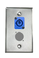 Stainless PROCRAFT SPL-2X-ST-VAR 1 Gang Stainless Pro Audio Installation Wall Plate Loaded, Made in the USA
