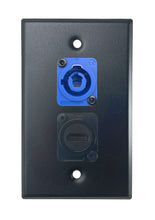 Black PROCRAFT SPL-2X-BK-VAR 1 Gang Stainless Pro Audio Installation Wall Plate Loaded, Made in the USA