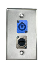 Stainless PROCRAFT SPL-2X-ST-VAR 1 Gang Stainless Pro Audio Installation Wall Plate Loaded, Made in the USA