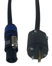 USA Made 12 Gauge AC Power Cable with Neutrik & Hubbell Connector Options