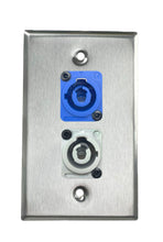 Stainless PROCRAFT SPL-2X-ST-VAR 1 Gang Stainless Pro Audio Installation Wall Plate Loaded, Made in the USA