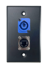 Black PROCRAFT SPL-2X-BK-VAR 1 Gang Stainless Pro Audio Installation Wall Plate Loaded, Made in the USA
