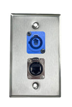 Stainless PROCRAFT SPL-2X-ST-VAR 1 Gang Stainless Pro Audio Installation Wall Plate Loaded, Made in the USA