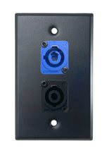 Black PROCRAFT SPL-2X-BK-VAR 1 Gang Stainless Pro Audio Installation Wall Plate Loaded, Made in the USA