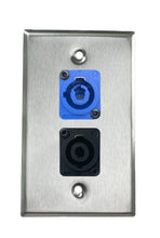 Stainless PROCRAFT SPL-2X-ST-VAR 1 Gang Stainless Pro Audio Installation Wall Plate Loaded, Made in the USA
