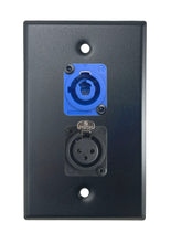 Black PROCRAFT SPL-2X-BK-VAR 1 Gang Stainless Pro Audio Installation Wall Plate Loaded, Made in the USA