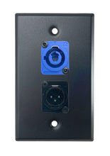 Black PROCRAFT SPL-2X-BK-VAR 1 Gang Stainless Pro Audio Installation Wall Plate Loaded, Made in the USA