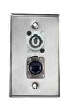 Stainless PROCRAFT SPL-2X-ST-VAR 1 Gang Stainless Pro Audio Installation Wall Plate Loaded, Made in the USA