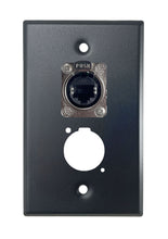 Black PROCRAFT SPL-2X-BK-VAR 1 Gang Stainless Pro Audio Installation Wall Plate Loaded, Made in the USA