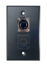 Black PROCRAFT SPL-2X-BK-VAR 1 Gang Stainless Pro Audio Installation Wall Plate Loaded, Made in the USA