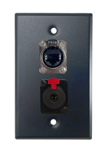 Black PROCRAFT SPL-2X-BK-VAR 1 Gang Stainless Pro Audio Installation Wall Plate Loaded, Made in the USA