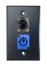 Black PROCRAFT SPL-2X-BK-VAR 1 Gang Stainless Pro Audio Installation Wall Plate Loaded, Made in the USA