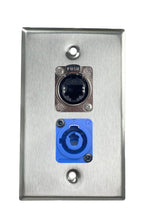 Stainless PROCRAFT SPL-2X-ST-VAR 1 Gang Stainless Pro Audio Installation Wall Plate Loaded, Made in the USA