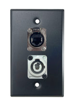 Black PROCRAFT SPL-2X-BK-VAR 1 Gang Stainless Pro Audio Installation Wall Plate Loaded, Made in the USA