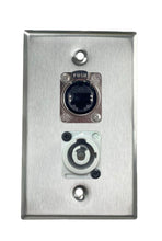 Stainless PROCRAFT SPL-2X-ST-VAR 1 Gang Stainless Pro Audio Installation Wall Plate Loaded, Made in the USA