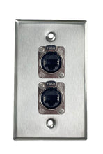 Stainless PROCRAFT SPL-2X-ST-VAR 1 Gang Stainless Pro Audio Installation Wall Plate Loaded, Made in the USA