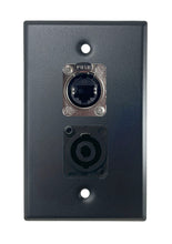 Black PROCRAFT SPL-2X-BK-VAR 1 Gang Stainless Pro Audio Installation Wall Plate Loaded, Made in the USA