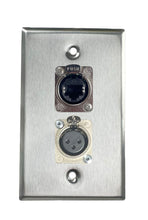 Stainless PROCRAFT SPL-2X-ST-VAR 1 Gang Stainless Pro Audio Installation Wall Plate Loaded, Made in the USA