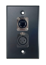 Black PROCRAFT SPL-2X-BK-VAR 1 Gang Stainless Pro Audio Installation Wall Plate Loaded, Made in the USA