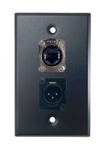 Black PROCRAFT SPL-2X-BK-VAR 1 Gang Stainless Pro Audio Installation Wall Plate Loaded, Made in the USA