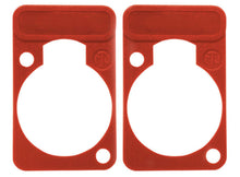 2 Pk Neutrik DSS D-Series Lettering & ID Plate for XLR Panel Connectors