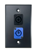 Black PROCRAFT SPL-2X-BK-VAR 1 Gang Stainless Pro Audio Installation Wall Plate Loaded, Made in the USA