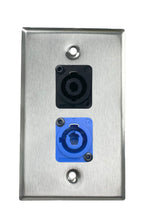 Stainless PROCRAFT SPL-2X-ST-VAR 1 Gang Stainless Pro Audio Installation Wall Plate Loaded, Made in the USA