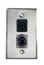 Stainless PROCRAFT SPL-2X-ST-VAR 1 Gang Stainless Pro Audio Installation Wall Plate Loaded, Made in the USA