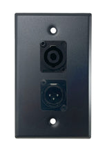 Black PROCRAFT SPL-2X-BK-VAR 1 Gang Stainless Pro Audio Installation Wall Plate Loaded, Made in the USA