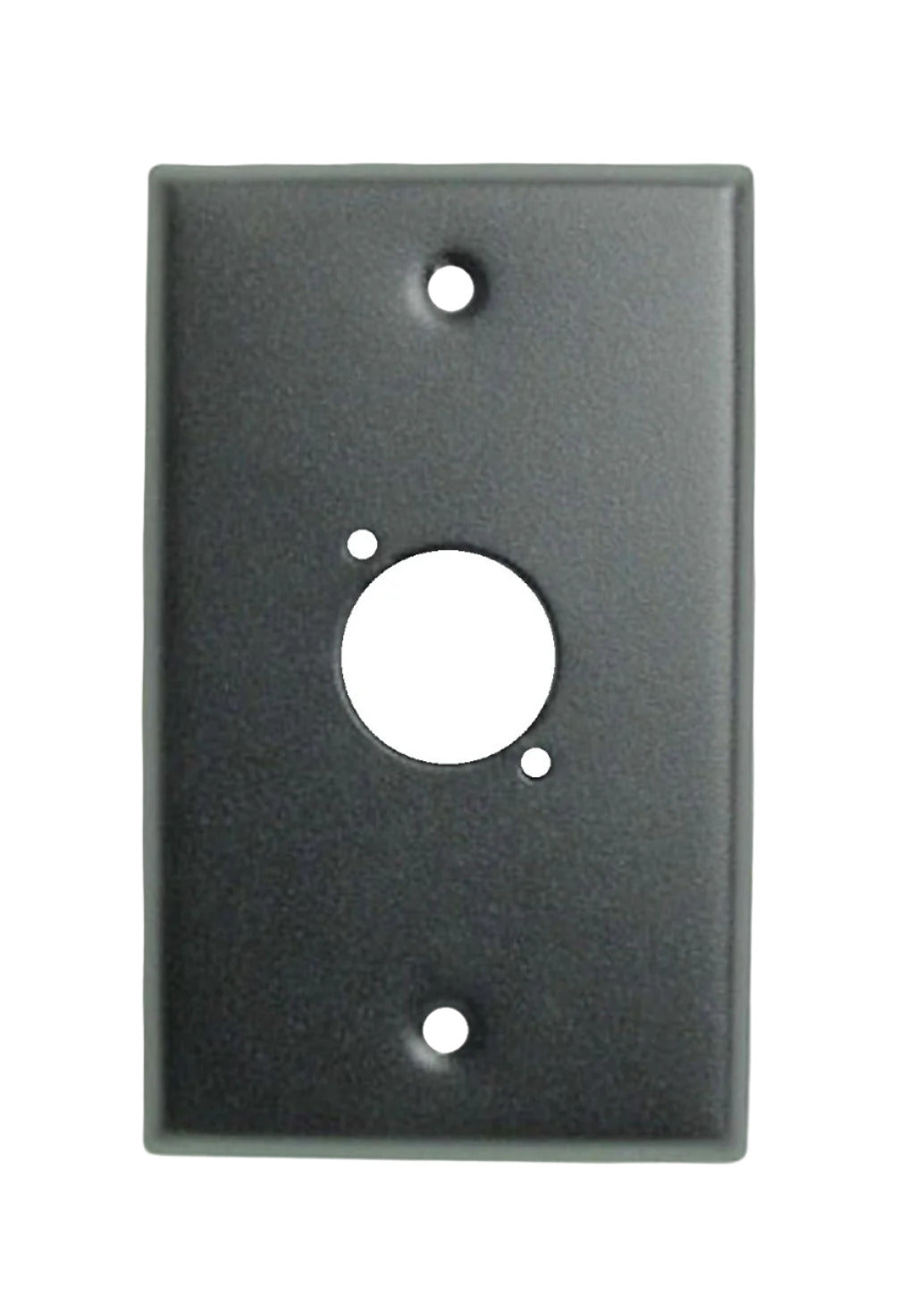 PROCRAFT SPU-1X-BK 1 Gang Black Steel Wall Plate Pre-Punched for 1) D Type