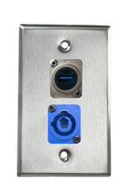 Stainless PROCRAFT SPL-2X-ST-VAR 1 Gang Stainless Pro Audio Installation Wall Plate Loaded, Made in the USA