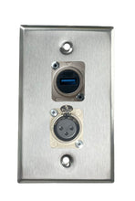 Stainless PROCRAFT SPL-2X-ST-VAR 1 Gang Stainless Pro Audio Installation Wall Plate Loaded, Made in the USA