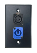 Black PROCRAFT SPL-2X-BK-VAR 1 Gang Stainless Pro Audio Installation Wall Plate Loaded, Made in the USA