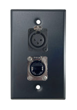 Black PROCRAFT SPL-2X-BK-VAR 1 Gang Stainless Pro Audio Installation Wall Plate Loaded, Made in the USA