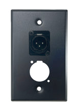 Black PROCRAFT SPL-2X-BK-VAR 1 Gang Stainless Pro Audio Installation Wall Plate Loaded, Made in the USA
