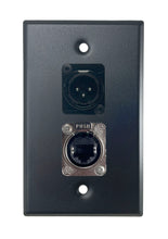 Black PROCRAFT SPL-2X-BK-VAR 1 Gang Stainless Pro Audio Installation Wall Plate Loaded, Made in the USA