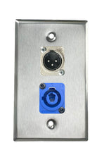 Stainless PROCRAFT SPL-2X-ST-VAR 1 Gang Stainless Pro Audio Installation Wall Plate Loaded, Made in the USA