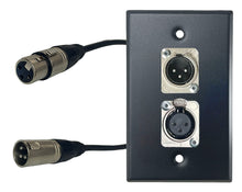 PROCRAFT Stainless Pro Audio Installation Wall Plate Loaded w/ Pigtail Pass thru Cable Made in the USA