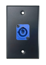 Black PROCRAFT SPL-1X-BK-VAR 1 Gang Black Pro Audio Installation Wall Plate Loaded, Made in the USA
