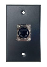 Black PROCRAFT SPL-1X-BK-VAR 1 Gang Black Pro Audio Installation Wall Plate Loaded, Made in the USA