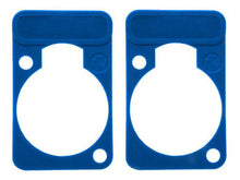 2 Pk Neutrik DSS D-Series Lettering & ID Plate for XLR Panel Connectors
