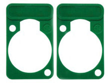 2 Pk Neutrik DSS D-Series Lettering & ID Plate for XLR Panel Connectors