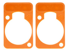 2 Pk Neutrik DSS D-Series Lettering & ID Plate for XLR Panel Connectors