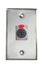 Stainless PROCRAFT SPL-1X-ST-VAR 1 Gang Stainless Pro Audio Installation Wall Plate Loaded, Made in the USA