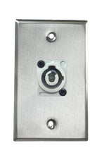 Stainless PROCRAFT SPL-1X-ST-VAR 1 Gang Stainless Pro Audio Installation Wall Plate Loaded, Made in the USA